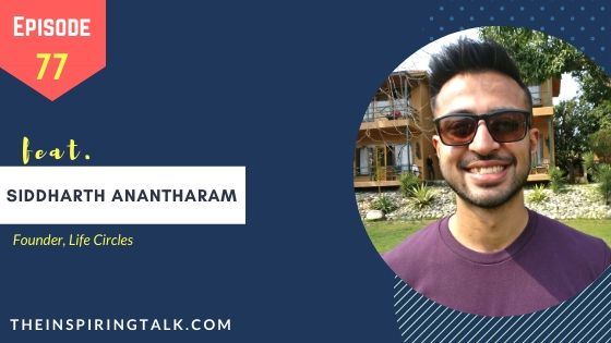 Image of Siddharth Anantharam with Name and title