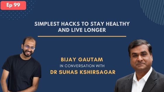 Episode banner with Bijay and Guest Dr Suhas Kshirsagar